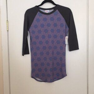 XXS LuLaRoe Randy T-Shirt‎ B03 761